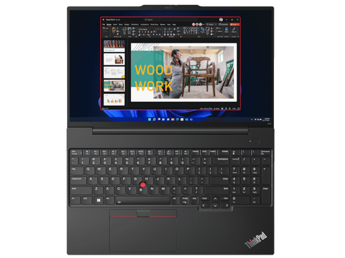 LAPTOP LENOVO THINKPAD E16 G1 DOS/I7-13700H/16" WUXGA IPS AG/32GB/512GB SSD/FPR/BACKLIT SRB/CRNA